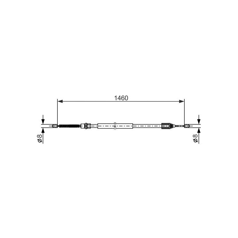 Câble de frein à main BOSCH
