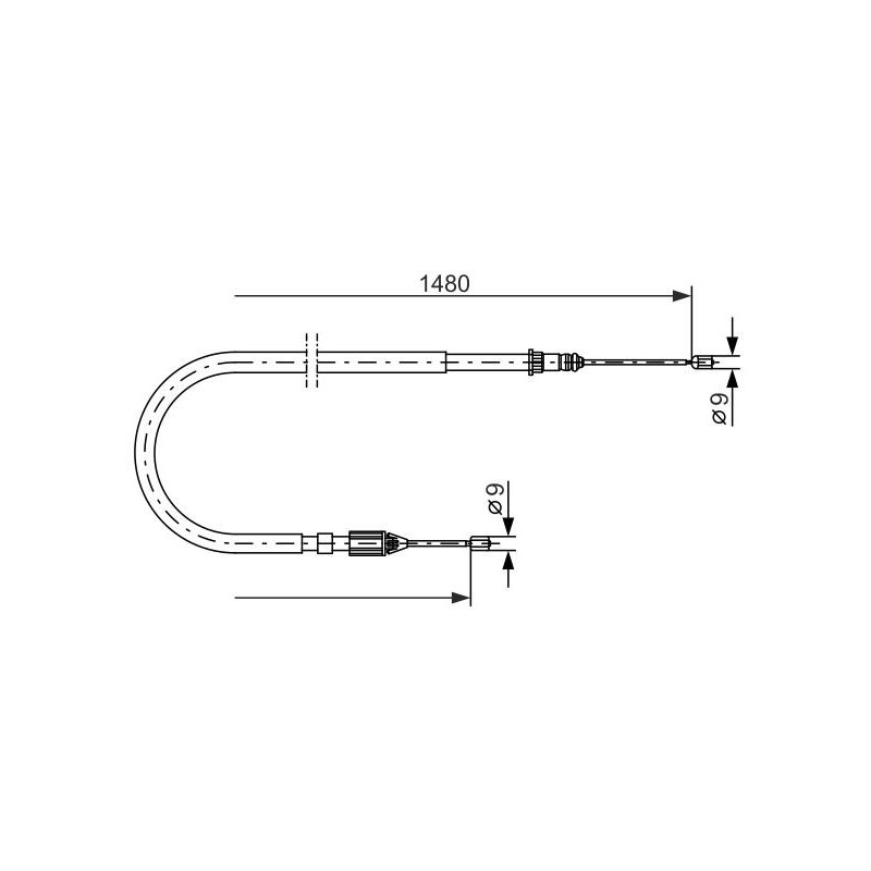 Câble de frein à main BOSCH