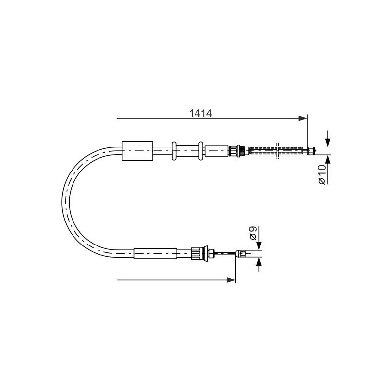 Câble de frein à main BOSCH