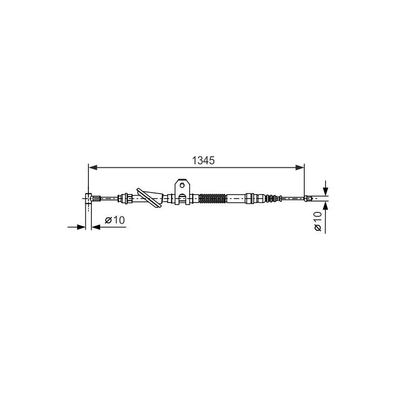 Câble de frein à main BOSCH