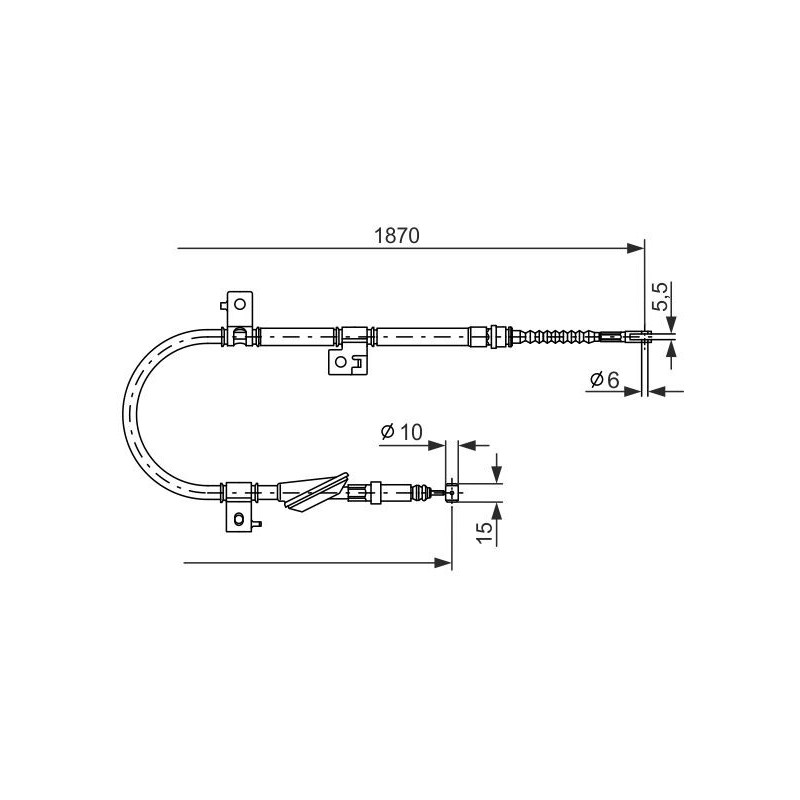 Câble de frein à main BOSCH
