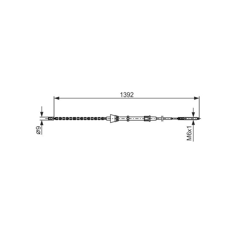 Câble de frein à main BOSCH