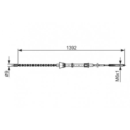 Câble de frein à main BOSCH