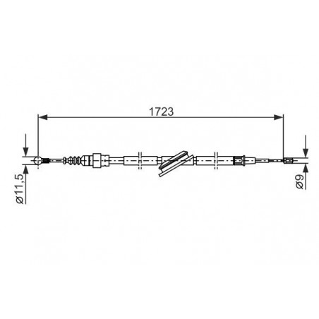 Câble de frein à main BOSCH