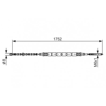 Câble de frein à main BOSCH
