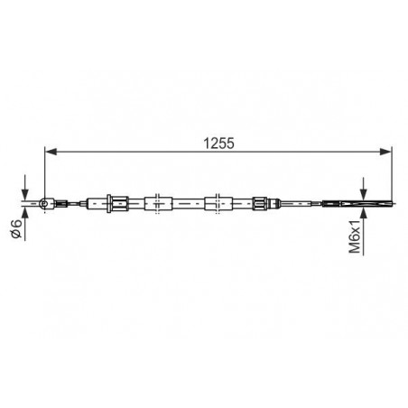 Câble de frein à main BOSCH