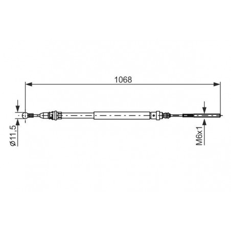 Câble de frein à main BOSCH