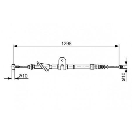 Câble de frein à main BOSCH