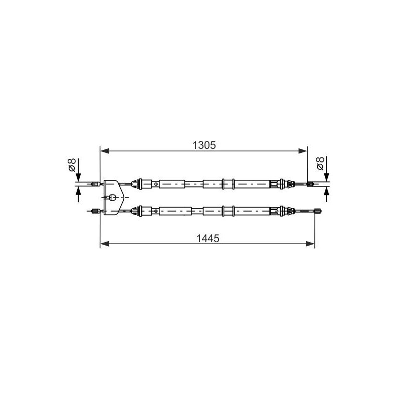 Câble de frein à main BOSCH