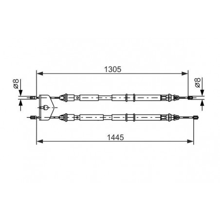 Câble de frein à main BOSCH