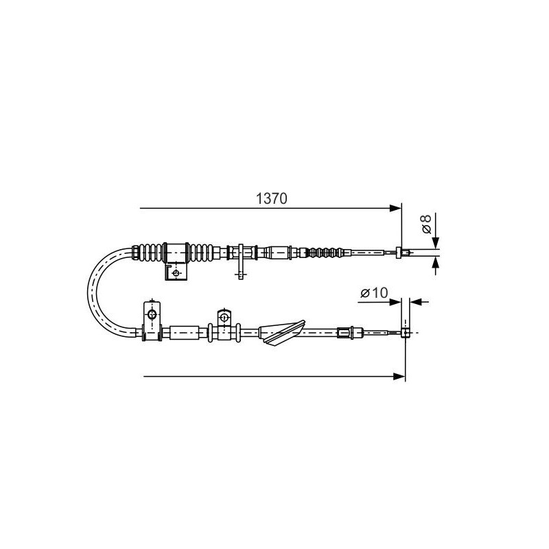 Câble de frein à main BOSCH