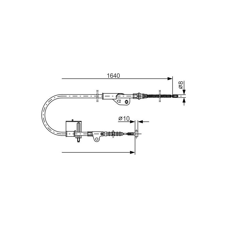 Câble de frein à main BOSCH