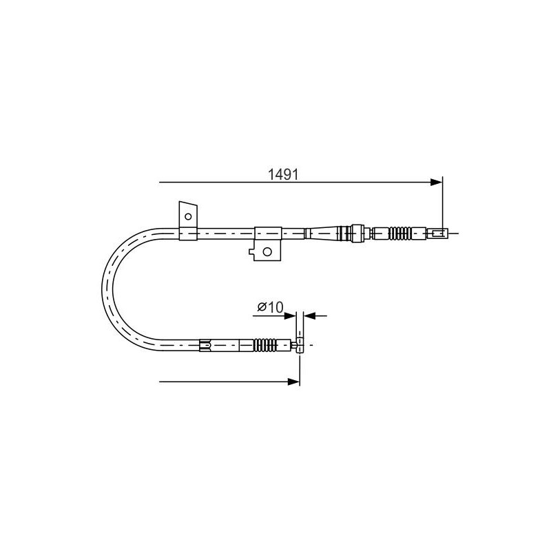 Câble de frein à main BOSCH