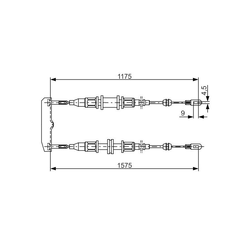 Câble de frein à main BOSCH