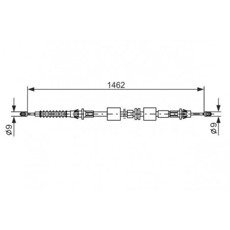 Câble de frein à main BOSCH