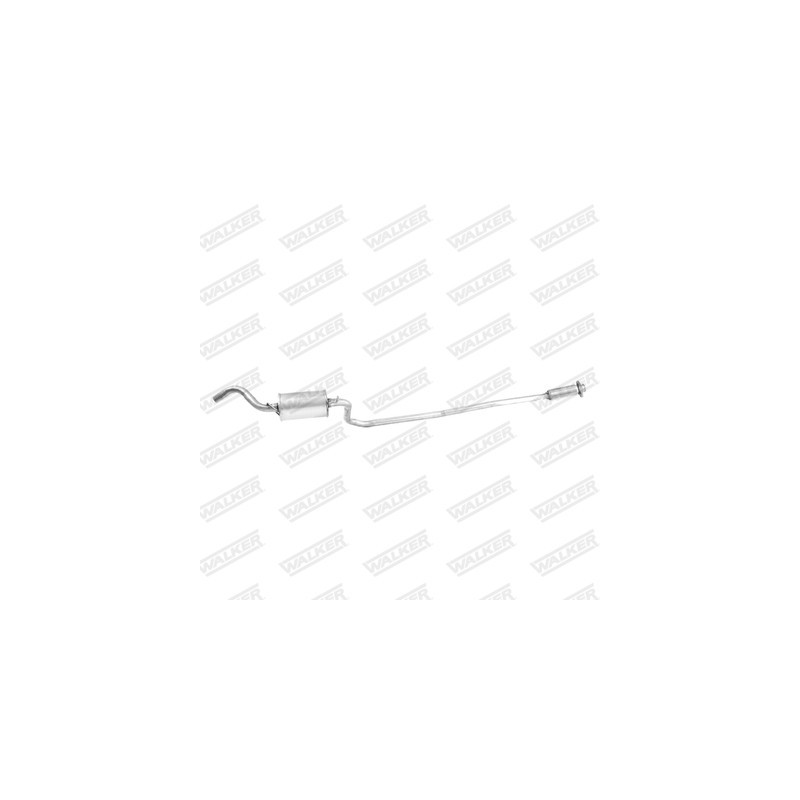 Silencieux intermédiaire WALKER