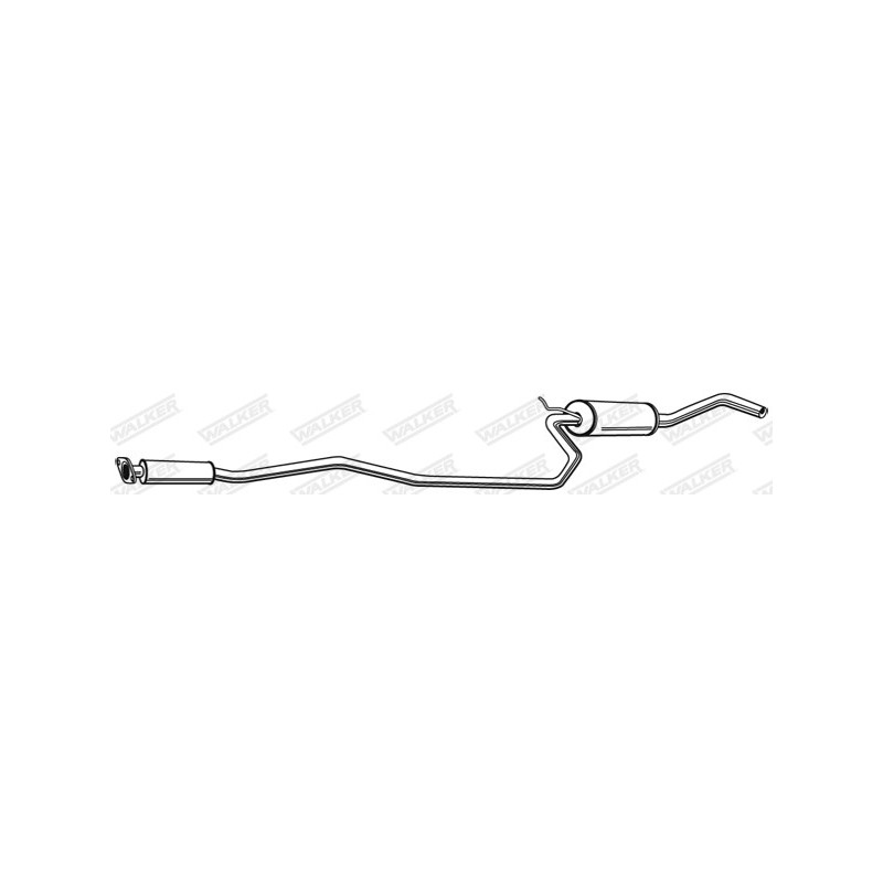 Silencieux intermédiaire WALKER