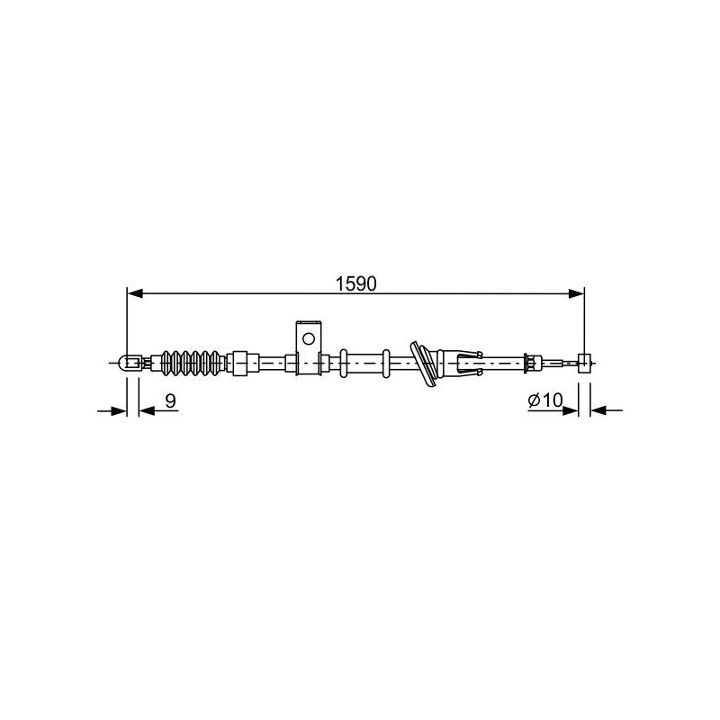Câble de frein à main BOSCH
