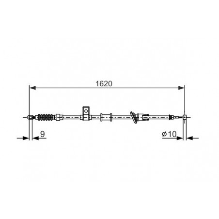 Câble de frein à main BOSCH