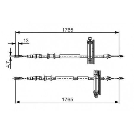 Câble de frein à main BOSCH