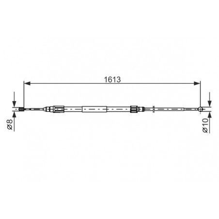 Câble de frein à main BOSCH
