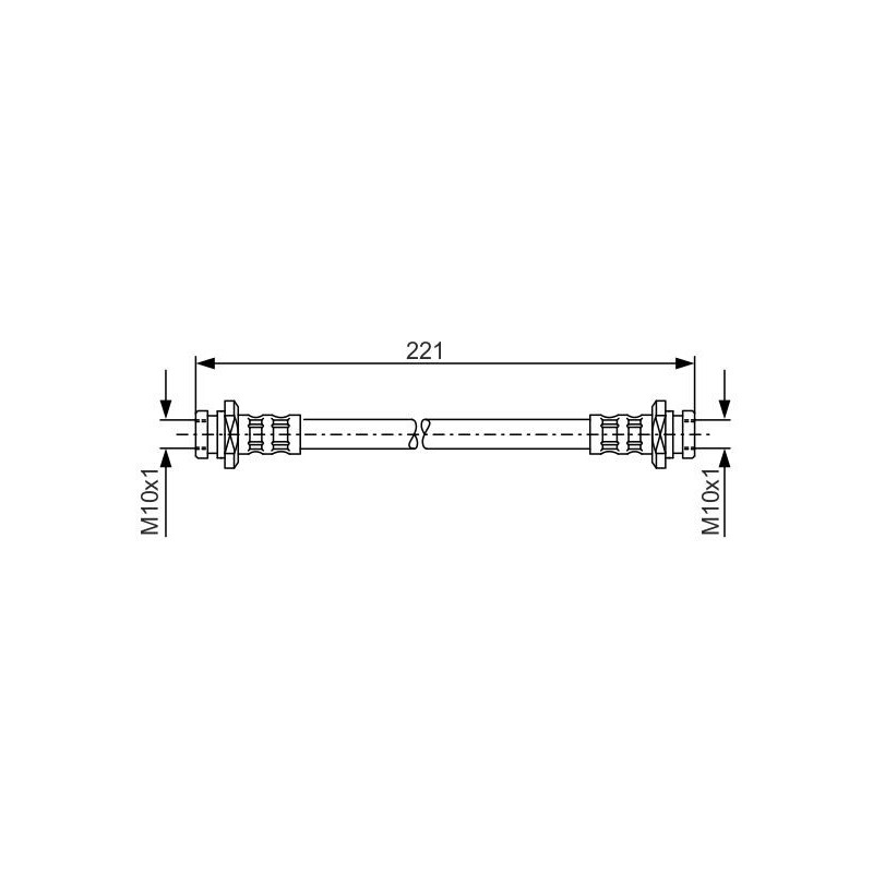 Flexible de frein BOSCH