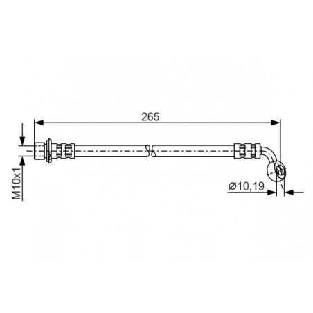 Flexible de frein BOSCH