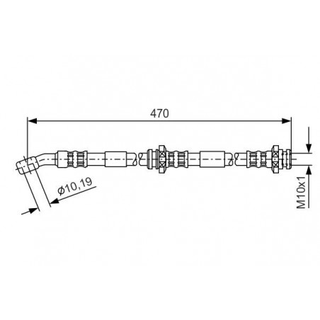Flexible de frein BOSCH