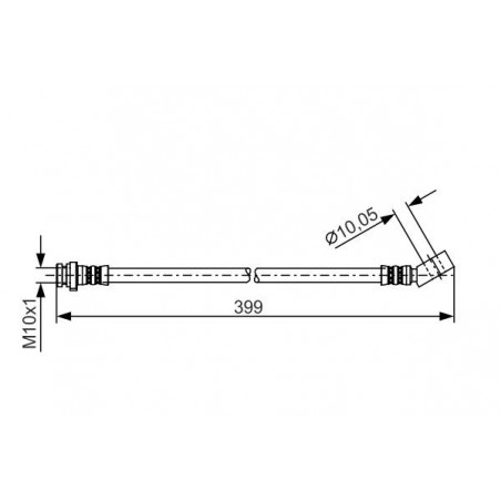 Flexible de frein BOSCH