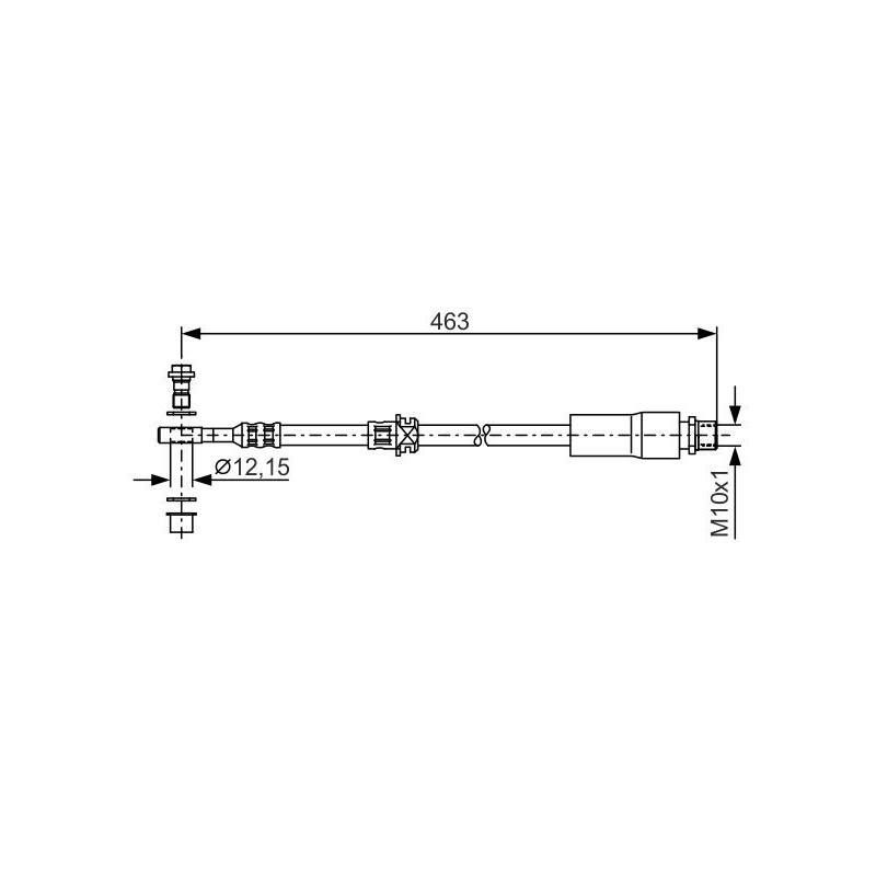 Flexible de frein BOSCH