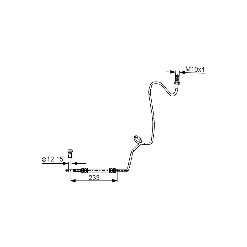 Flexible de frein BOSCH