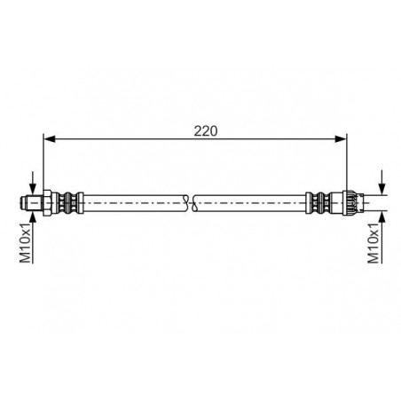 Flexible de frein BOSCH