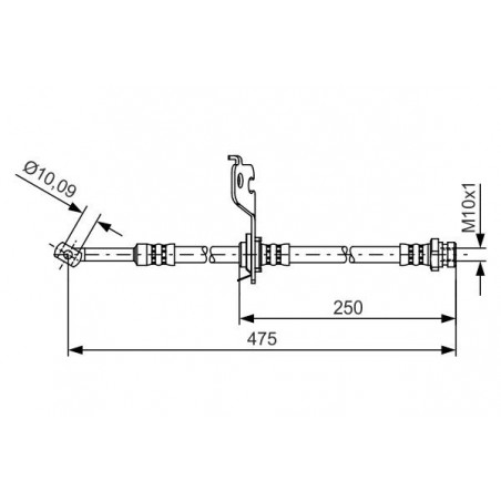 Flexible de frein BOSCH