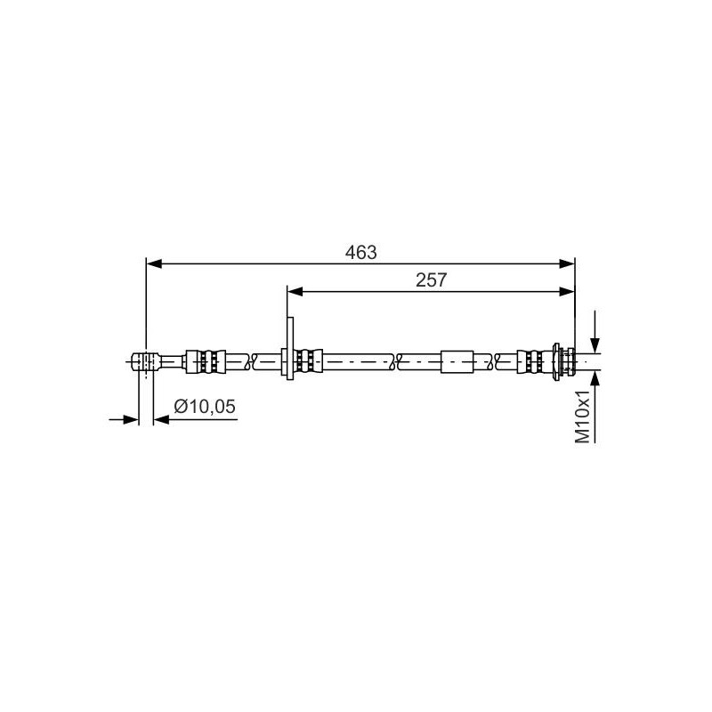 Flexible de frein BOSCH