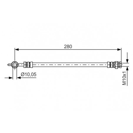 Flexible de frein BOSCH