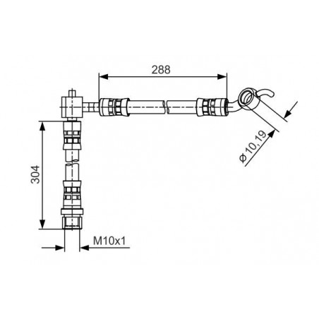 Flexible de frein BOSCH