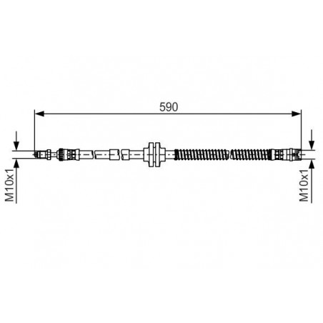 Flexible de frein BOSCH