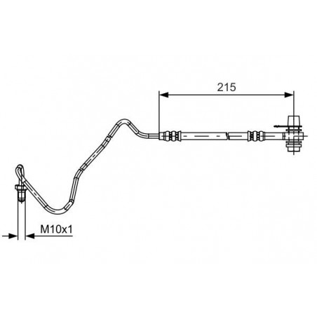 Flexible de frein BOSCH