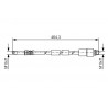Flexible de frein BOSCH