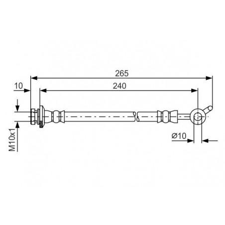 Flexible de frein BOSCH