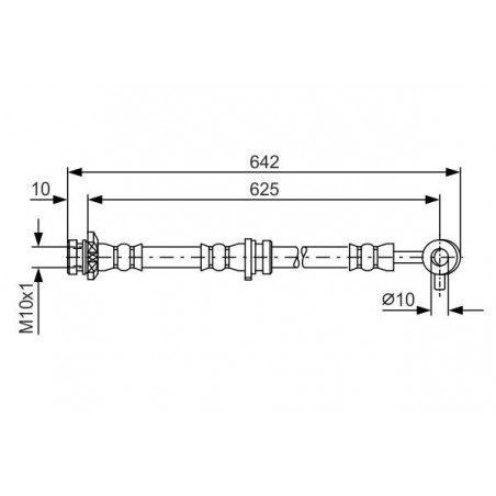 Flexible de frein BOSCH