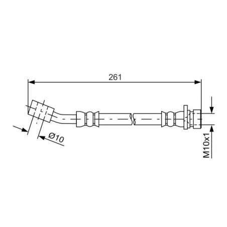 Flexible de frein BOSCH