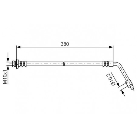 Flexible de frein BOSCH