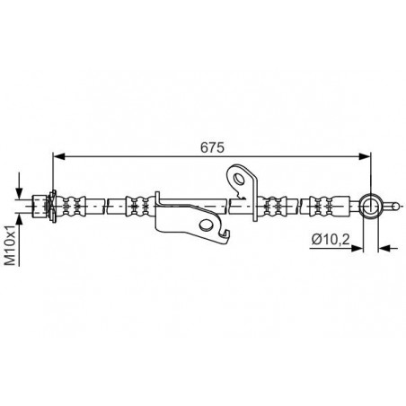 Flexible de frein BOSCH