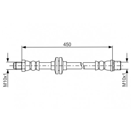 Flexible de frein BOSCH