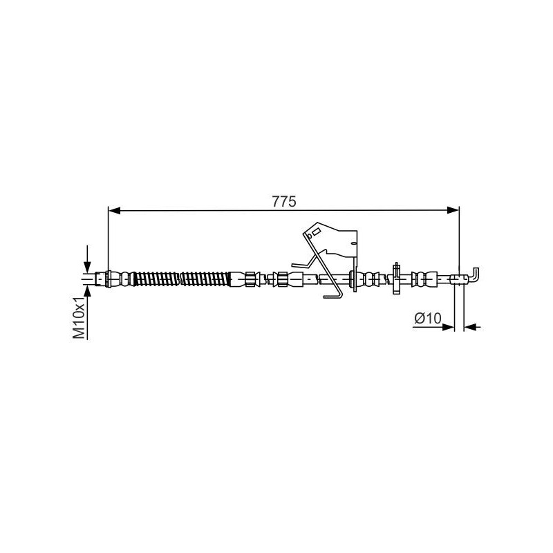 Flexible de frein BOSCH