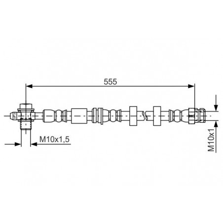 Flexible de frein BOSCH