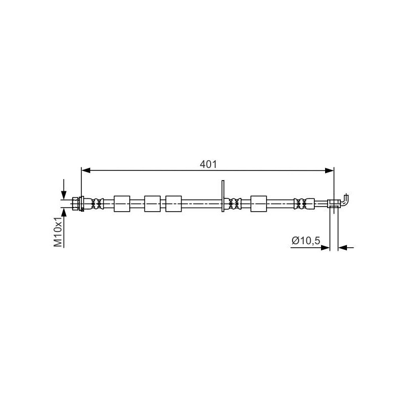Flexible de frein BOSCH