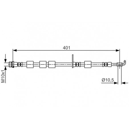 Flexible de frein BOSCH