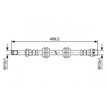 Flexible de frein BOSCH